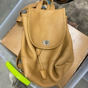 Coach vintage 90s mini backpack purse
